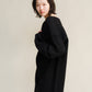 Abito reversibile in lana Merino con scollo a V