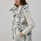 Gilet imbottito con cappuccio