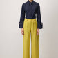 Pantaloni palazzo a vita alta in viscosa