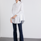 Tunica camicia lunga bianca