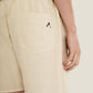 Shorts in lino color crema