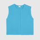 Gilet in maglia azzurro