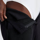 Body drappeggiato elasticizzato ecru a maniche lunghe con scollo a incrocio