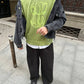 Maglione in cotone biologico con stampa tulipano