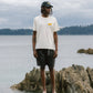 T-shirt in cotone organico con stampa Summer Drink