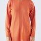 Maglia lunga a girocollo Nervo in misto lana e cashmere