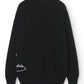 Maglione in cotone biologico con stampa coccodrillo