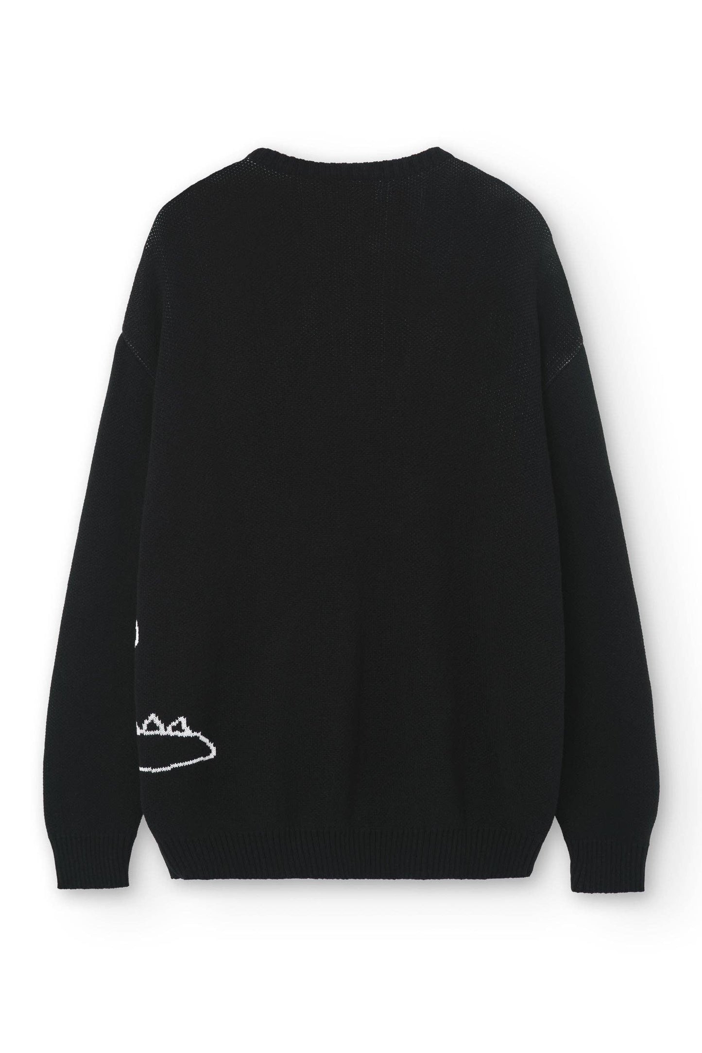 Maglione in cotone biologico con stampa coccodrillo