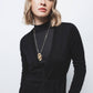 Cappotto cardigan in maglia liscia con cintura
