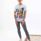 T-shirt unisex Chirac Fleurs in cotone biologico
