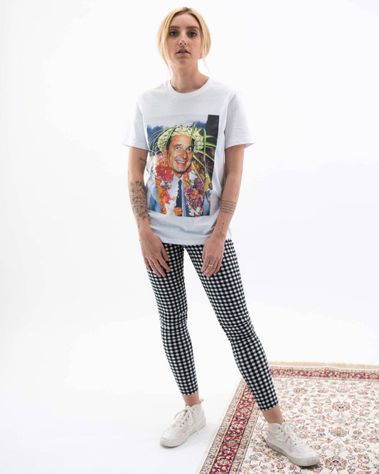 T-shirt unisex Chirac Fleurs in cotone biologico