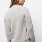Maglione strutturato con scollo a V