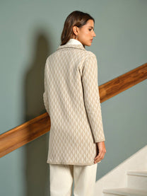 Giacca in maglia Rhombus