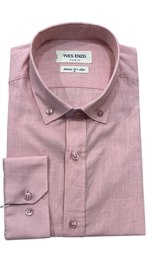 Camicia in voile di cotone rosa
