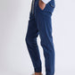 Pantaloni jogger con vita elastica e fondo con polsino