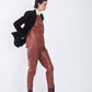 Pantaloni in pelle Napa