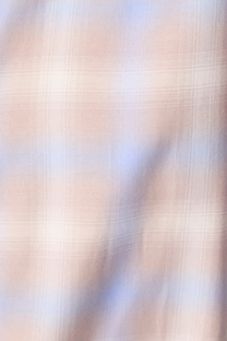 Camicia a quadri pastello relaxed in misto cotone