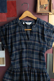 Abito midi Ira in tweed spigato crepuscolo