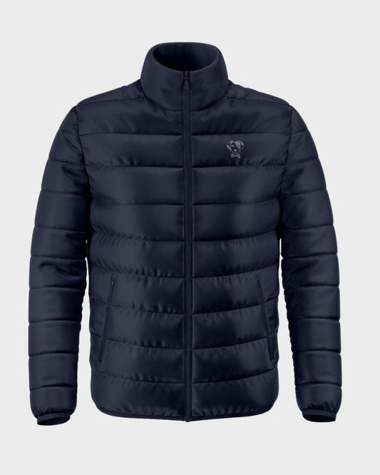 Giacca Puffer Donna Blu con Collo Alto
