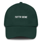 Cappellino dad hat “Tutto Bene” ricamato in cotone