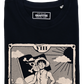 T-shirt nera The Fool in cotone biologico GOTS