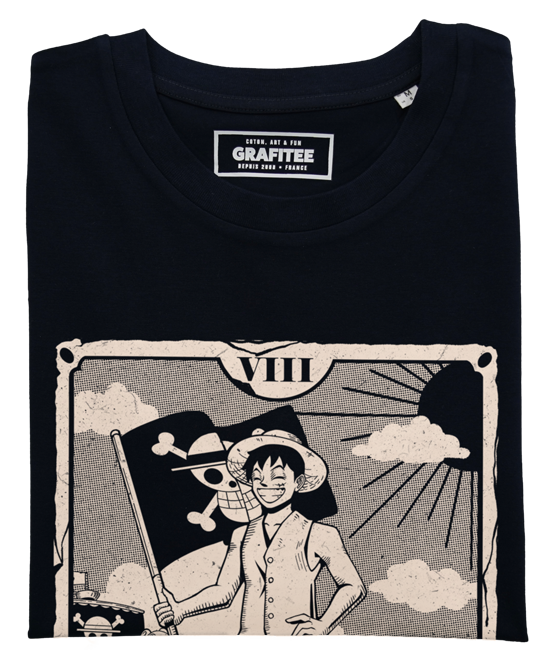 T-shirt nera The Fool in cotone biologico GOTS