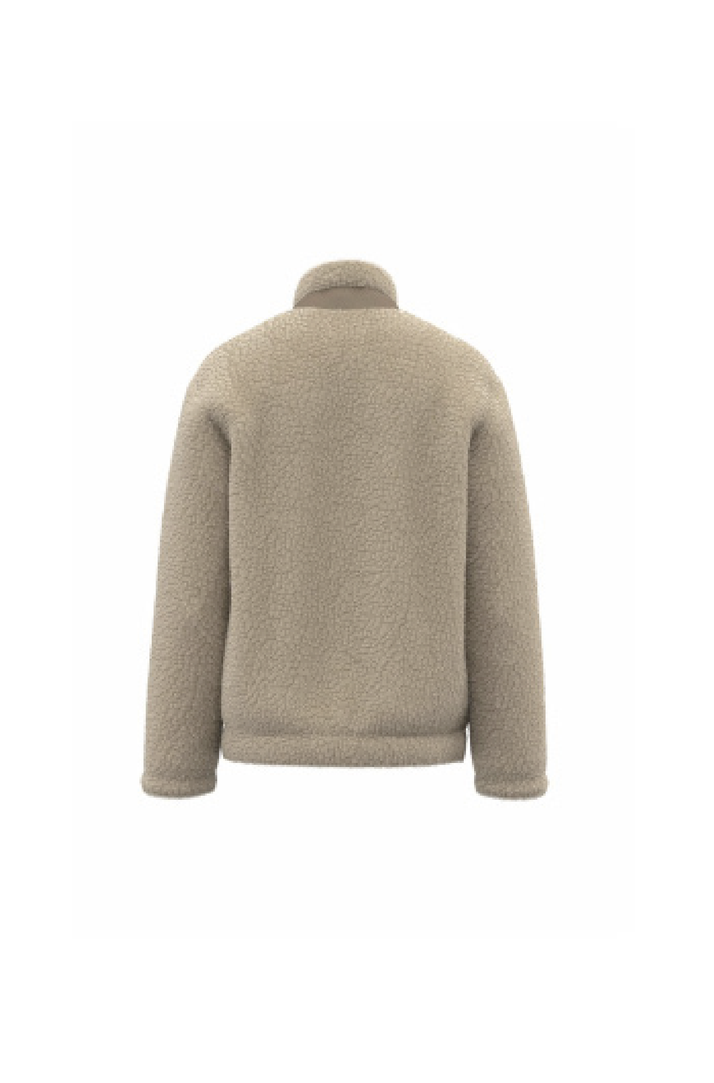 Giacca in pile sherpa Wet Sand Gstaad