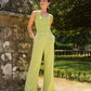 Top morbido senza maniche in verde lime
