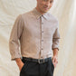 Camicia Larson in chambray ruggine