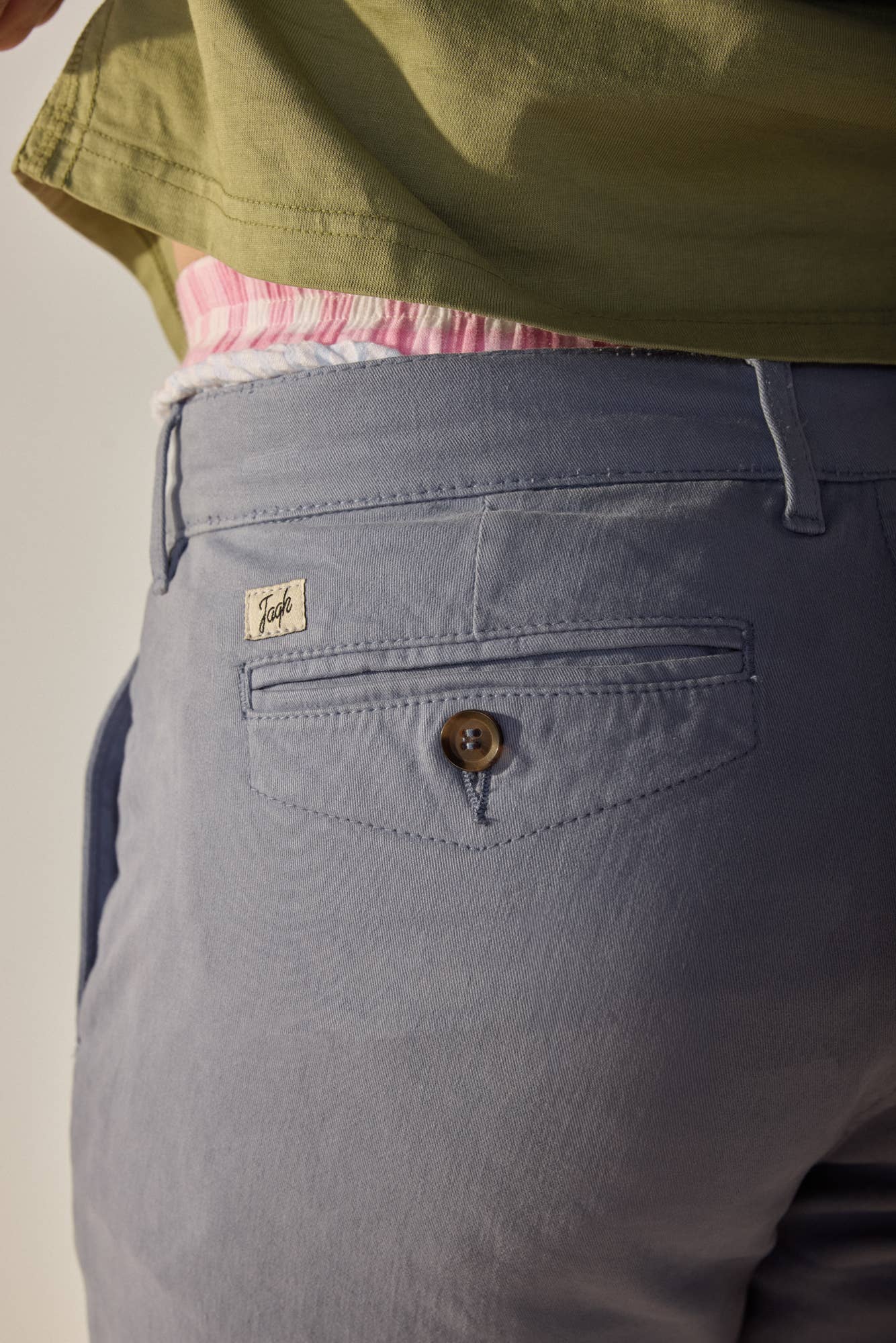 Pantaloni chino slim Arturo blu chiaro