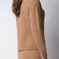 Maglione a collo alto in misto cashmere con trecce 3D