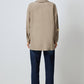 Camicia oversize con maniche ricamate in maglia