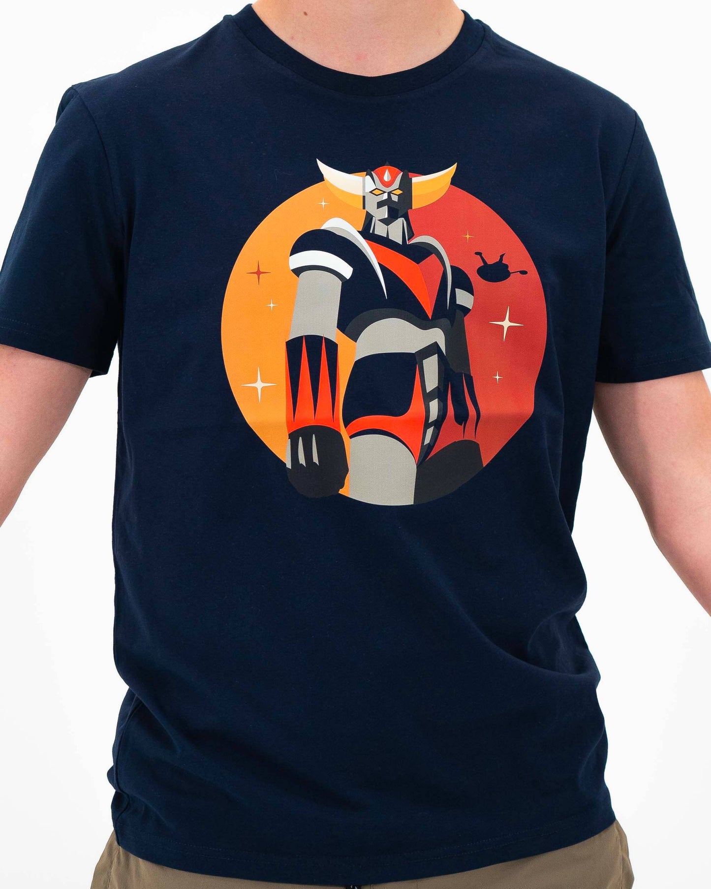 T-shirt unisex Goldrake con stampa robot
