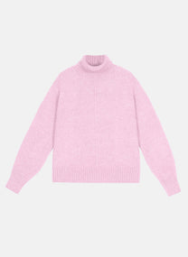 Maglione dolcevita Lipy rosa
