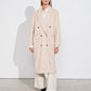 Cappotto lungo doppiopetto da donna