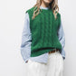 Gilet in maglia strutturata