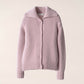 Cardigan chunky in misto cashmere