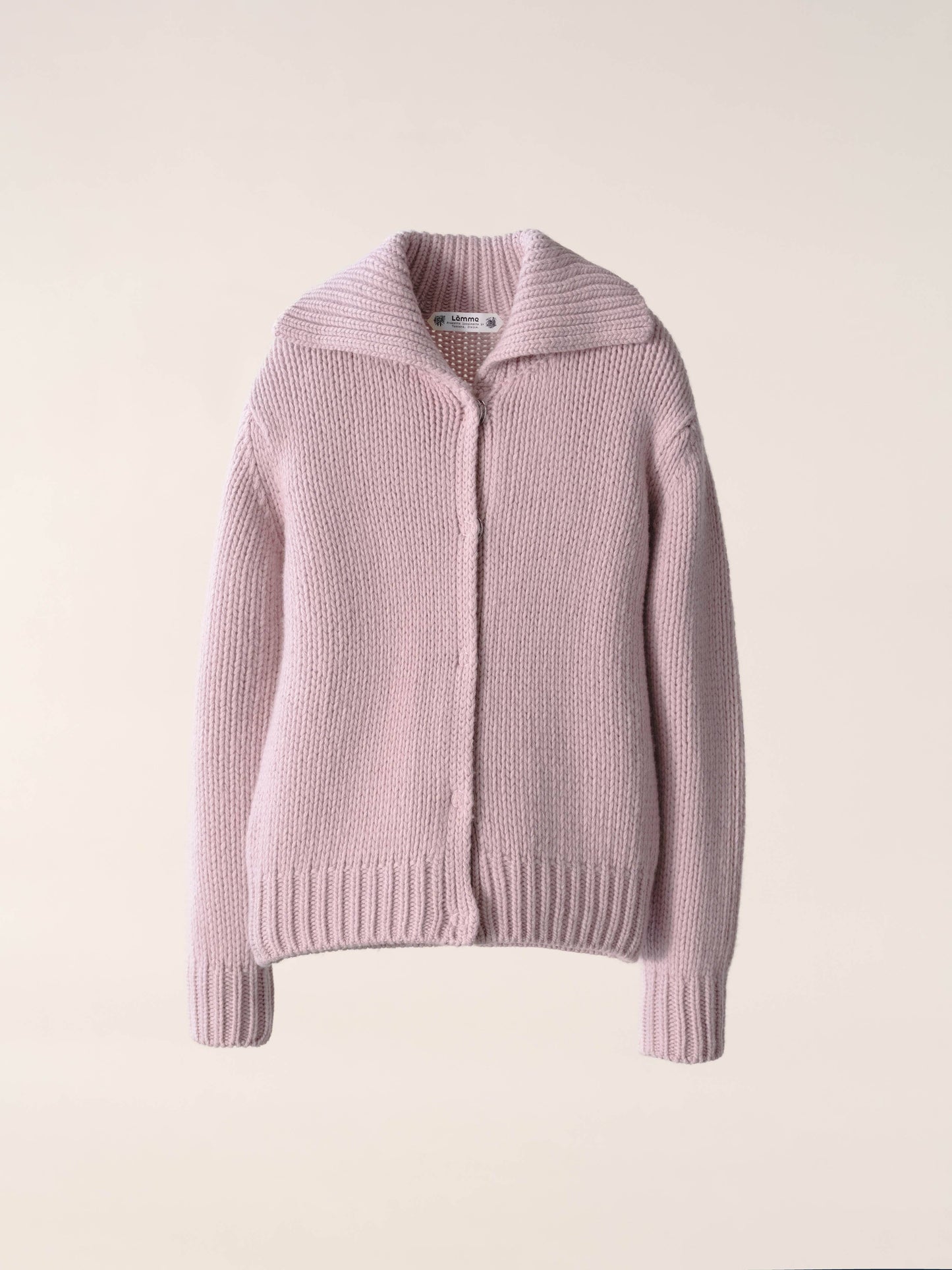Cardigan chunky in misto cashmere