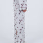 Pantaloni Bloom a stampa floreale con vita elastica