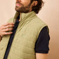 Gilet imbottito in pile di cotone con tasche Ami