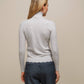 Maglione dolcevita da donna in maglia morbida