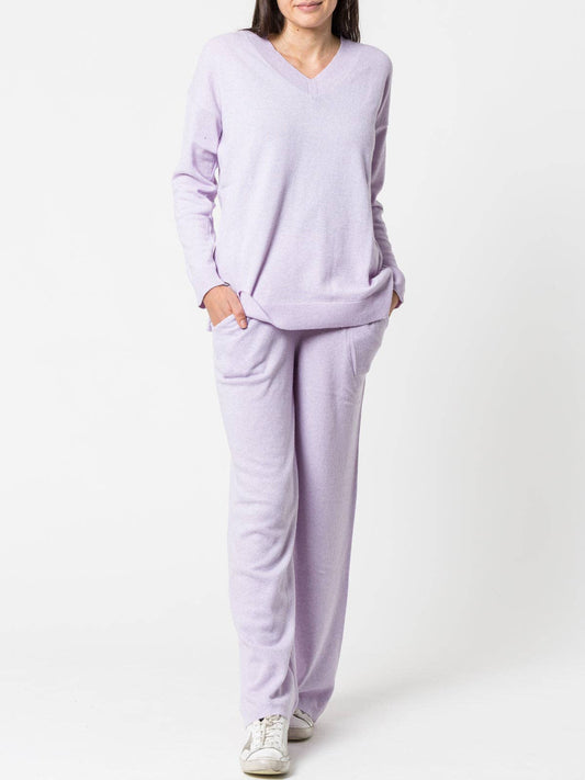 Pantaloni lunghi in maglia a vestibilità comoda