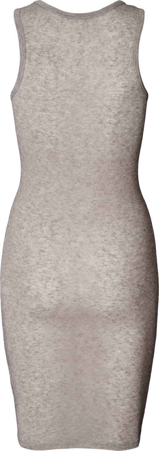 Vestito sottoveste Anis in lana grigio chiaro mélange