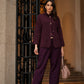 Cardigan in maglia strutturata con bottoni dorati