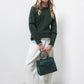 Maglione in Maglia Strutturata Girocollo