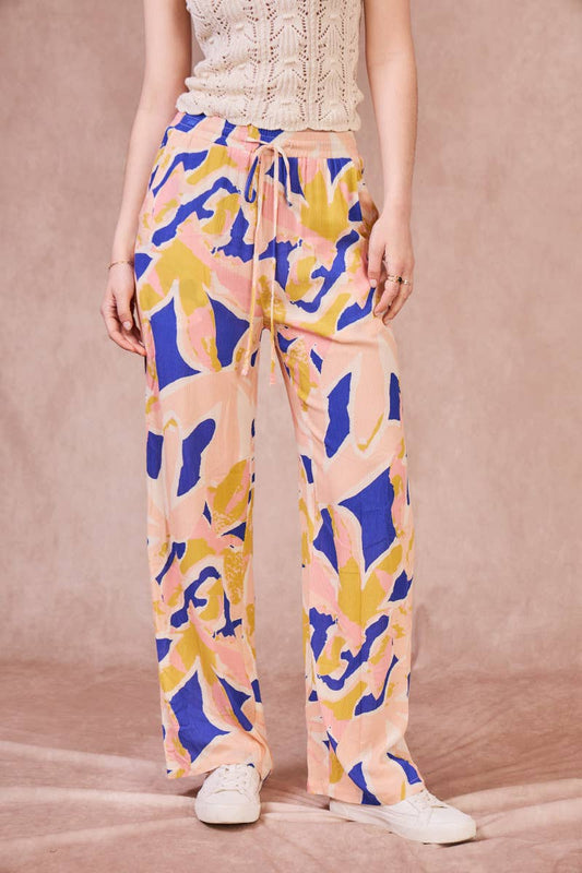 Pantaloni Penny ampi a stampa