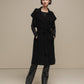 Gilet cappotto lungo smanicato da donna
