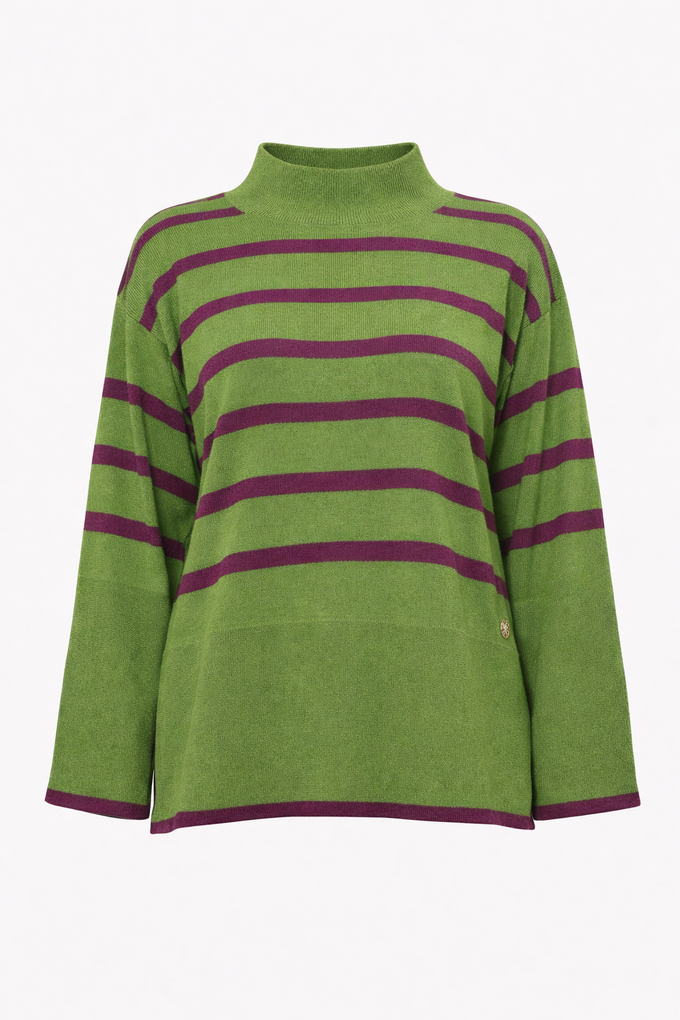 Maglione a righe Madalena in lana e cashmere