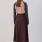Felpa corta bicolor con manica raglan