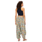 Pantaloni estivi boho in cotone con stampa paisley